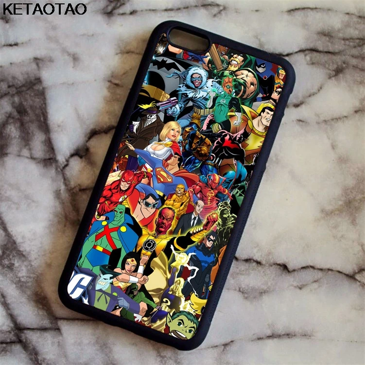KETAOTAO Marvel Мстители чехол для телефона s для iPhone 4S SE 5C 5S 6S 7 8 Plus X XS XR 11 Pro Чехол Мягкий ТПУ резиновый силиконовый - Цвет: Красный