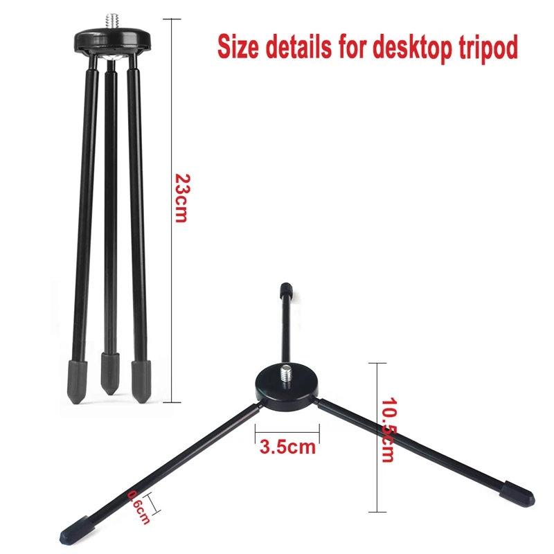 FULL-Tripod Phone Holder Clip with 26Cm LED Ring Light Camera Photography Annular Lamp Studio Ringlight for Makeup Video Live St