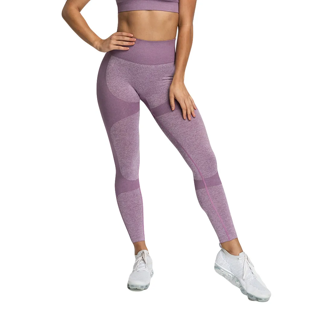 Женская Спортивная одежда для спортзала, женские бесшовные гигроскопические спортивные штаны, сексуальные штаны для йоги, спортивные штаны Kleding Dames#15