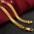 AGLOVER Стерлингового Серебра 925 пробы 20 Дюймов 18k Золото 6 мм Полный Боком Цепи Ожерелье Для Женщин Мужчины Мода Ювелирные Изделия Шарм Ожерелье Подарок