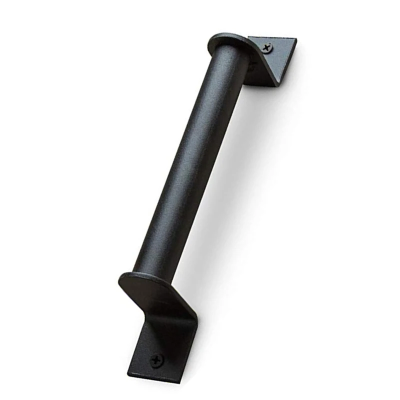 

Antique Rustic Black Carbon Steel Sliding Barn Door Handle For Interior Doors