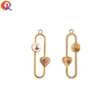 

Cordial Design 50Pcs 15*37MM Jewelry Accessories/Earring Making/Matte Gold/Imitation Pearl/DIY/Hand Made/Earring Findings