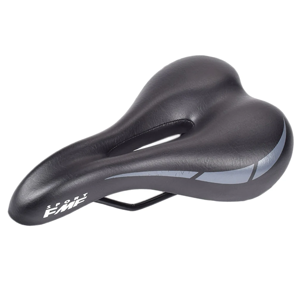 Shockproof Bike Saddle Foam Padded MTB Road  Seat With Vent Hollow