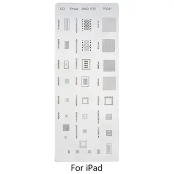 

1 Stainless Steel IC Chip BGA Reballing Stencil Kits Set Solder Template for iPhone XS MAX/XR/XS/X/8 Plus/8/7 Plus/7/6S Plus/6