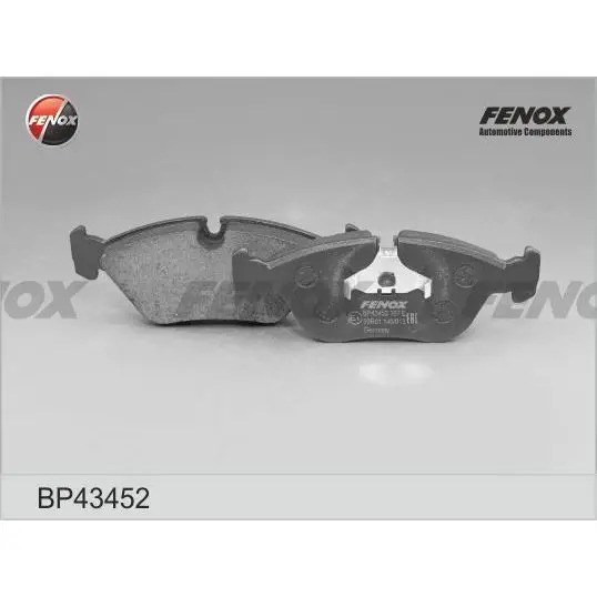 Колодки тормозные VOLVO 850/S70/V70 91-00 передние FENOX BP43452