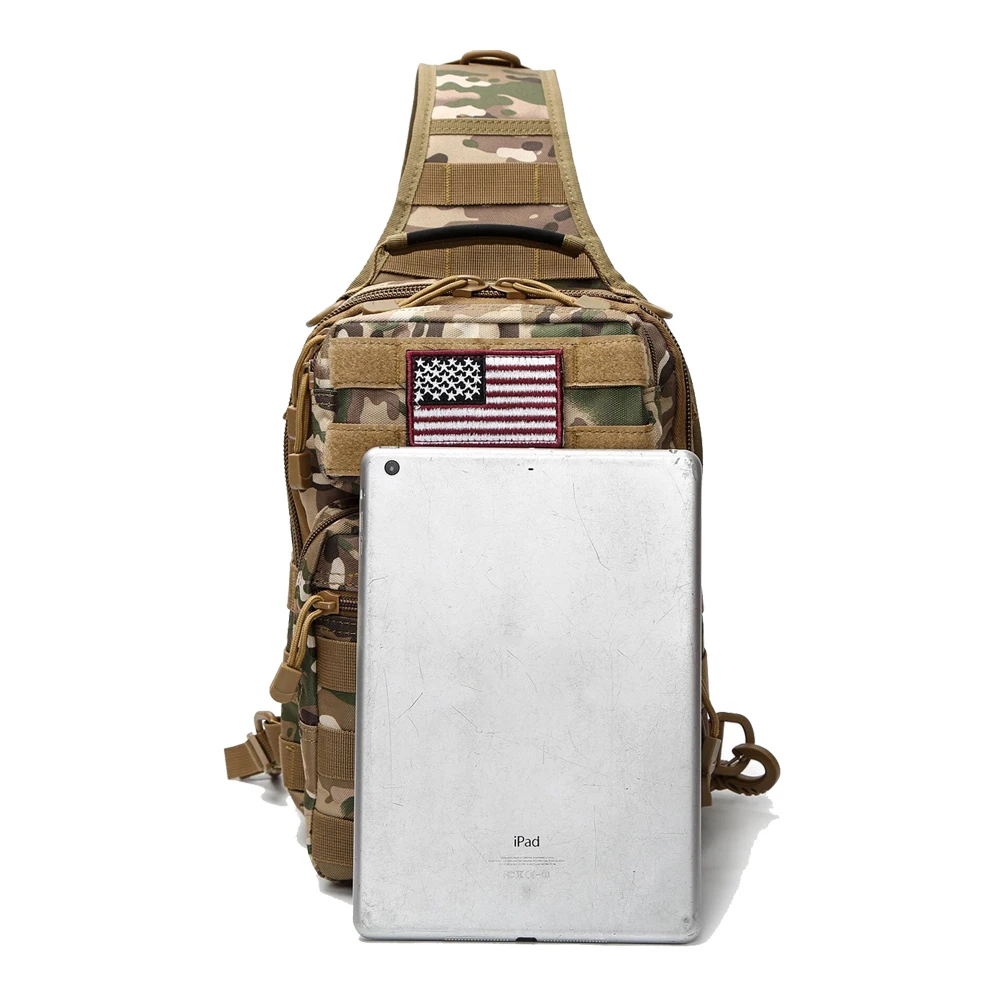 Тактическая нагрудная сумка мужские армейские тактические рюкзаки военные штурмовые сумки наружные EDC Molle пакет для треккинга кемпинга охоты сумка