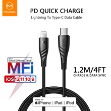 Фото - Mcdodo USB-C PD Fast Charging MFI Cable Type C to For Lightning Charger Data USB C to For iPhone XR XS Max 8 iPad iPod ISO Cable lightning to lightning data migration data cable for iphone ipad video photo synchronization data transfer data lightning cable