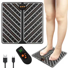 

Electric EMS Foot Massager Mat Pad Feet Muscle Relaxation Relieve Pain Improve Blood Circulation Leg Massage Machine With Remote