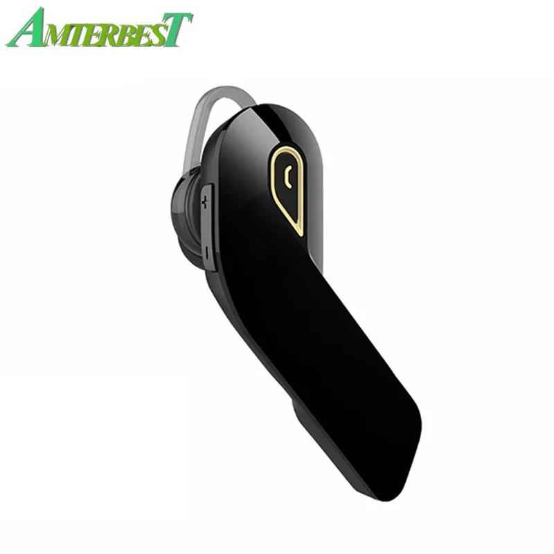 

AMTERBEST Bluetooth Headset Wireless Earphone Handfree Headphone HD MIC Business Driver Sport Riding Music for IPhone Android