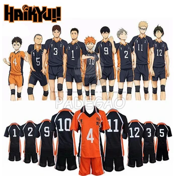 

Haikyuu!! Karasuno Shyouyou High School Haikyuu Volleyball Club Hinata Shyouyou Sportswear Uniform Jersey Cosplay Costume Unisex