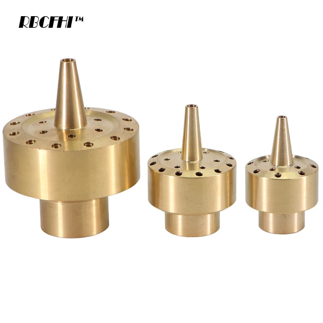 Rbcfhi 1/2 ' 3/4 1 Női Sárgaréz Szökőkút Fúvóka Virágvirág -Sprinkler Kerti Táj Vízpermet Tó Sprinkler Fej - Image 3