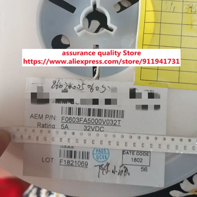 

100 шт./лот F0603FA5000V032T F0603FA5000 NCU15XH103F6SRC NCU15XH103 NTCG104EF104FT1X NTCG104