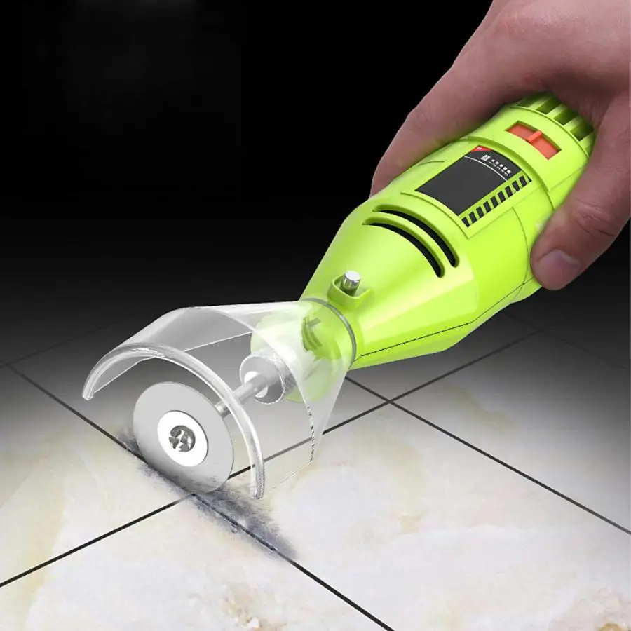 

Electric Tile Slotting Cleaning Machine Trenching Cone Beautiful Construction Tool CN Plug 220V 2-3mm Cleaning Depth