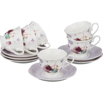 

Coffee set "lavender spring" for 6 people 12 PR. 100 ml.