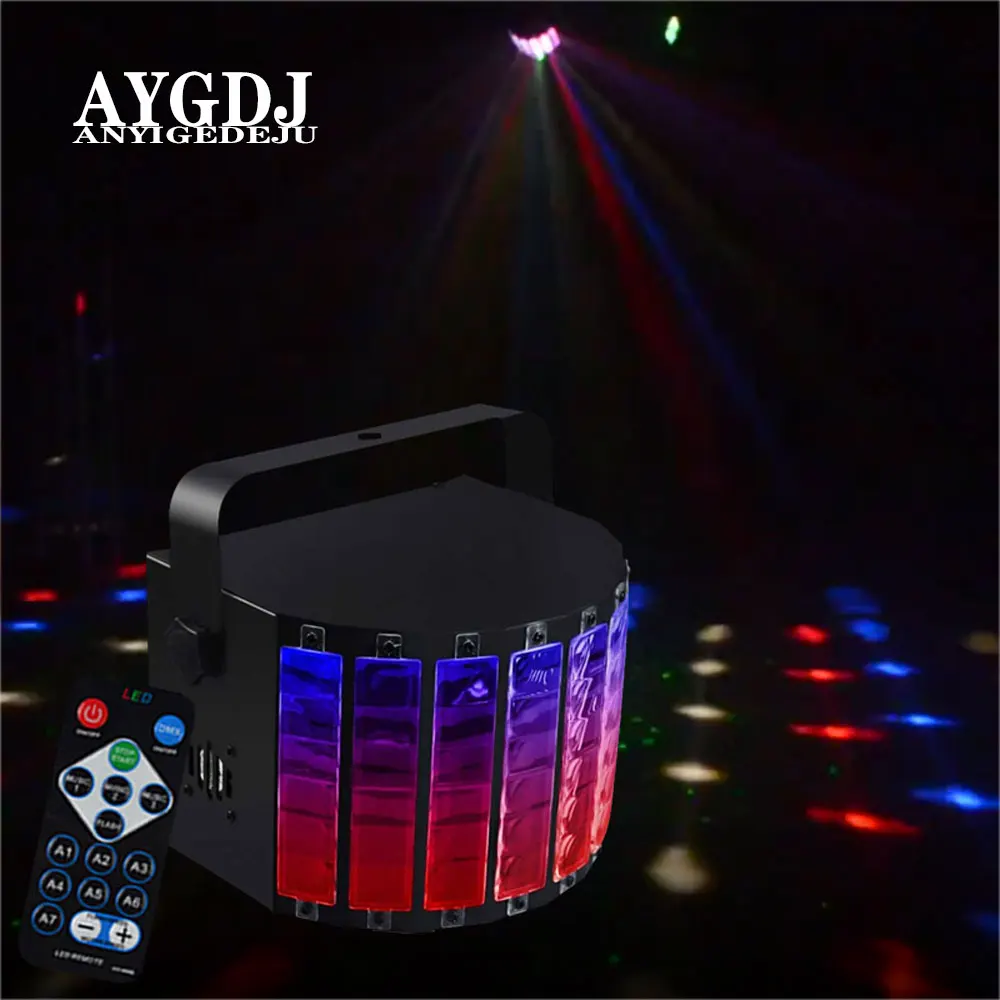 

Bar Light Party Disco With Remote Control Lights DMX 512 Christmas Voice Control 13W Disco KTV Bar Club LED Strobe Stage Light