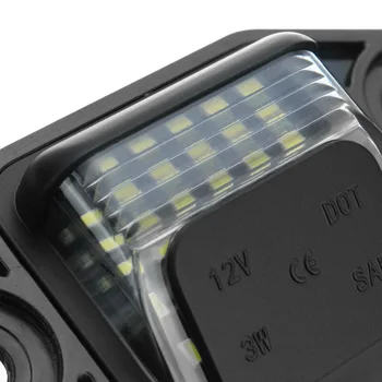 

Car License Plate Light LED Lamp 12V DC SMD F6UZ-13550-AA 6000K White 3W