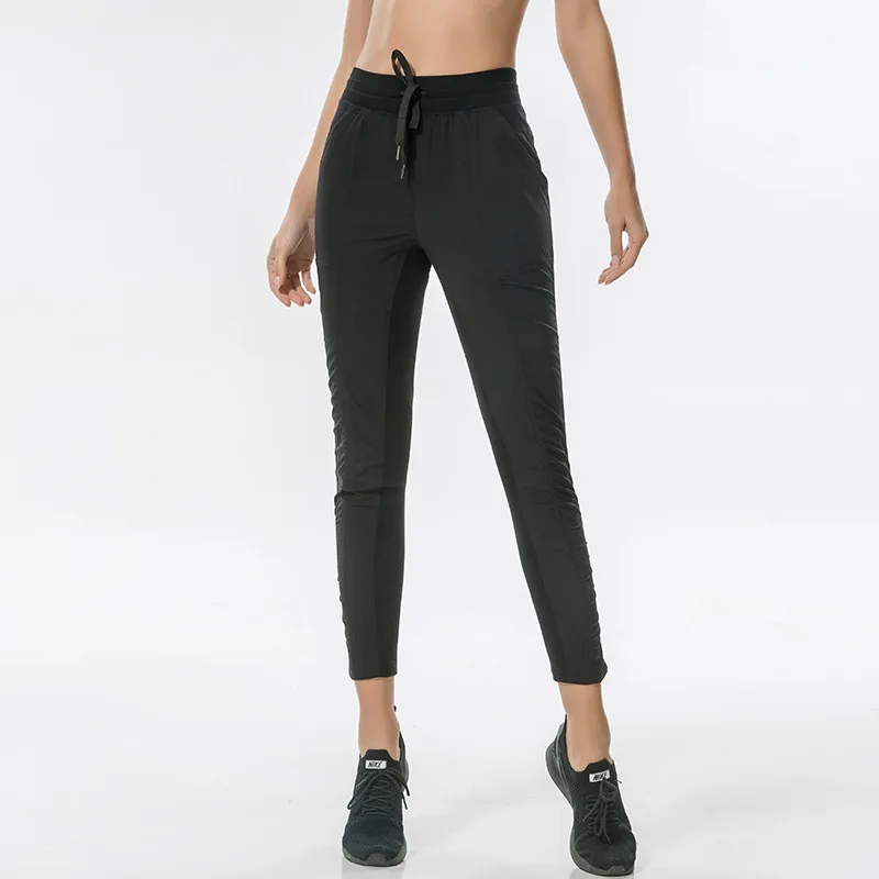 

2019 New Style Tatting Quick-Dry Slim Fit Gymnastic Pants Women's Gym Running Casual Yoga Pants Jogger Pants