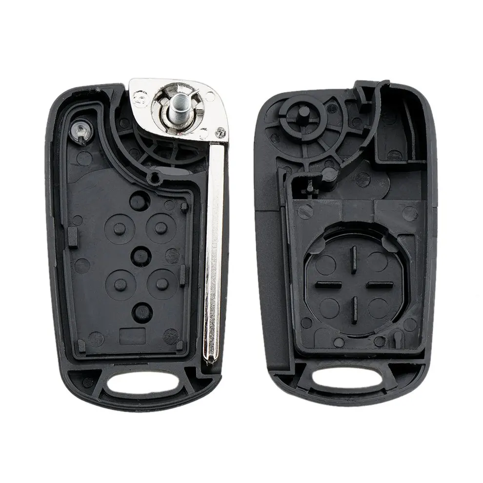 3 кнопки дистанционного складной ключ оболочки чехол Брелок для hyundai I20 I30 IX35 I35 Uncut Ключ Крышка Брелок чехол протектор для ключей