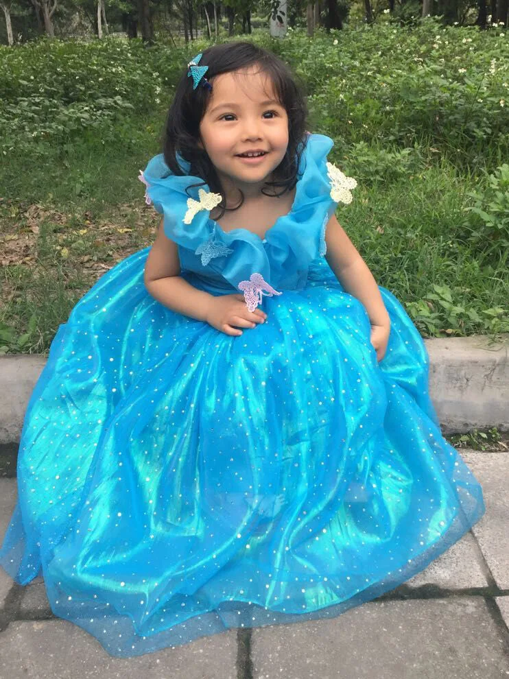 

Summer Princess Dress Cinderella Princess Dress Medium-small Girls Dress Cinderella COS Play Dress
