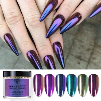 

BORN PRETTY 30ml Chameleonic Acrylic Dipping Nail Powder No Lamp Cure Natural Dry Nail Glitter Powder Dust Nail Art Decoration