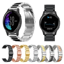 Металлический ремешок для часов Garmin Venu GarminMove 3 GarminActive S Vivoactive 4 4S браслет из нержавеющей стали 18 мм 20 мм 22 мм