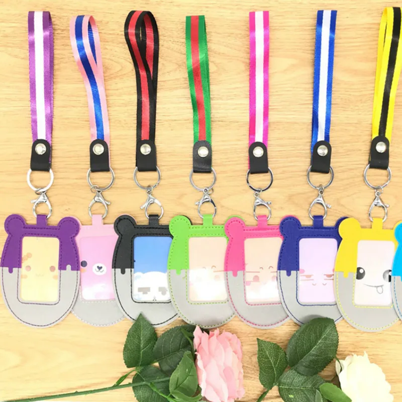 Модный чехол из искусственной кожи для визиток держатель удостоверения личности