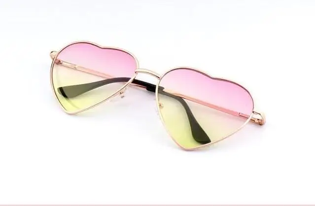Солнцезащитные очки "сердце" - Цвет линз: 14