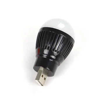 

Mini USB LED Bulb Round Outdoor Flashlight Night Light Emergency Lamp Laptop Computer Energy Saving Reading Light Outdoor Campin
