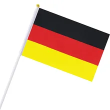 Fanów korba ręczna akcesoria flaga niemiecka nie 8 flaga pucharu europy flagi świata-Cup banery tanie tanio ISHOWTIENDA CN (pochodzenie) POLIESTER Flaga narodowa Latanie Bayer polyester fiber World Cup flag Dzianiny