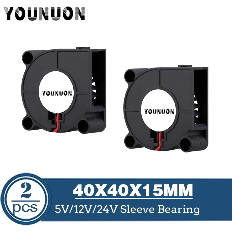 40mm 터보 송풍기 팬 DC 5V/12V/24V 40x40x15mm 4015 송풍기 냉각기..
