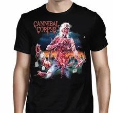 Черная футболка Cannibal Corpse eted Back to Life s m l xl