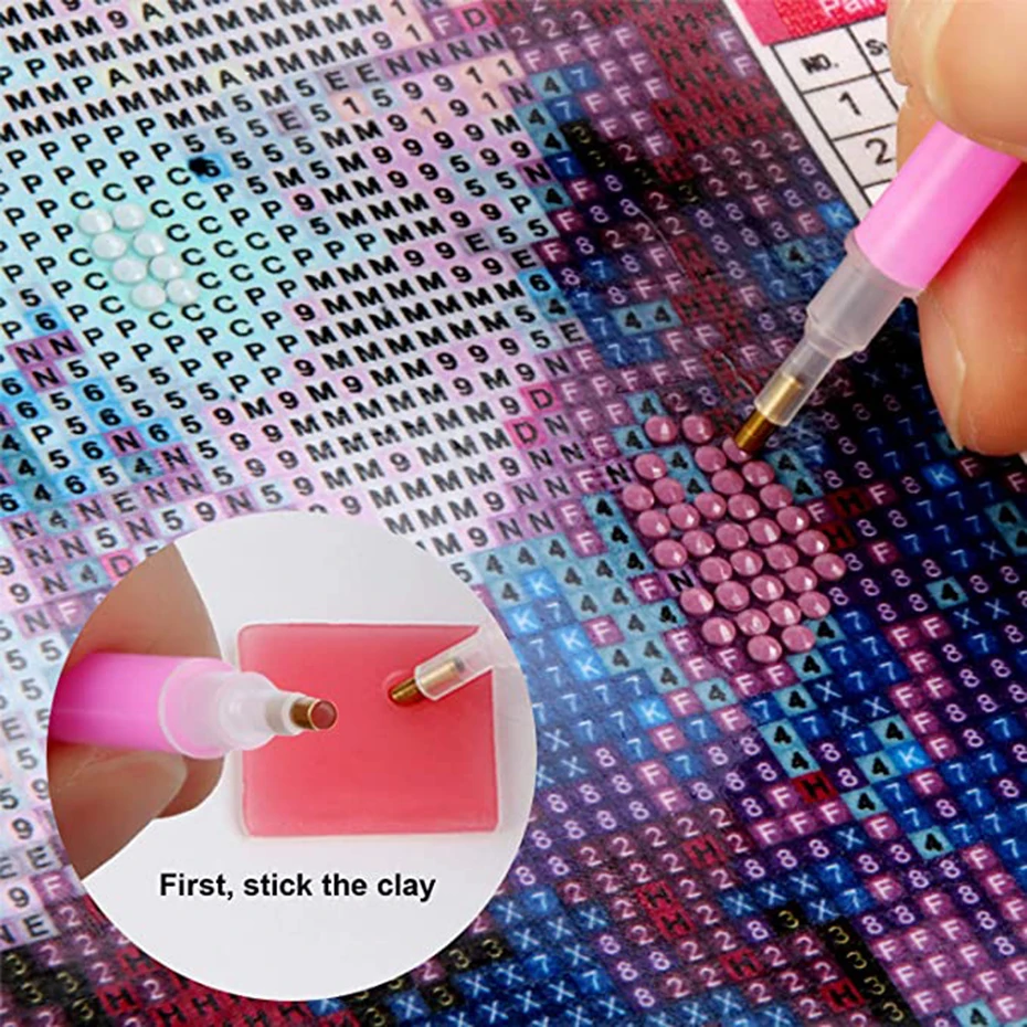 5D Diamond Painting Tools Kits Point Drill Pen Tweezers