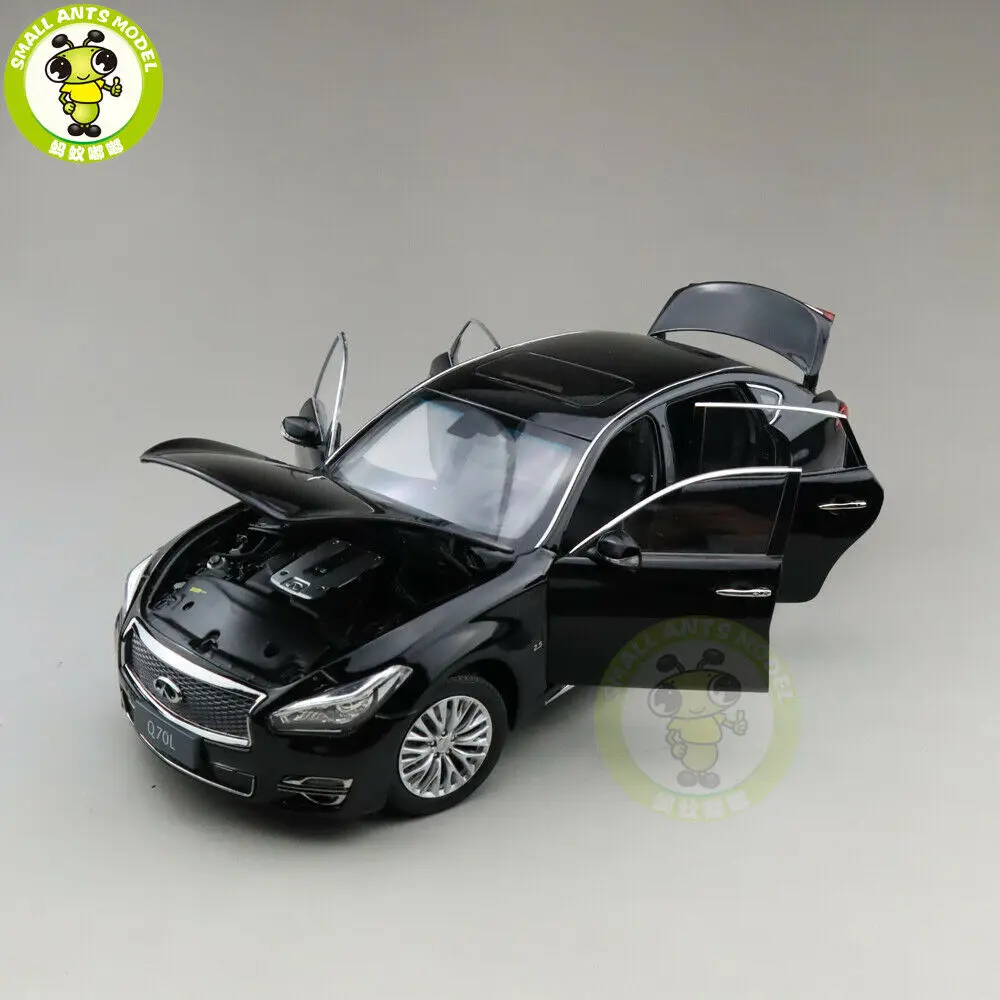 1/18 Infiniti Q70L Q70 литой модельный автомобиль игрушки подарки для мальчиков и девочек, черные