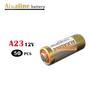 

50pcs/Lot 23A 12V Battery Small Battery 23A 12V 21/23 A23 E23A MN21 MS21 V23GA L1028 Alkaline Dry Battery