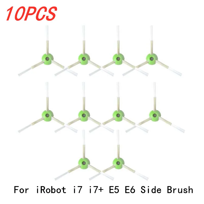 

10PCS Washable Side Brush Accessroies for iRobot Roomba i7 i7+ E5 E6 Series i 7 i 7+ E 5 E 6 Robot Vacuum Cleaner Kits Parts