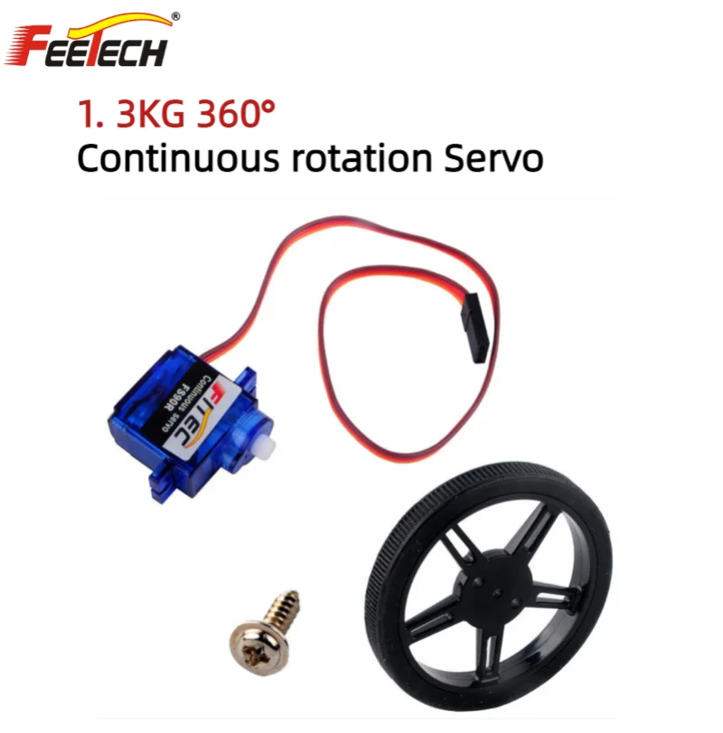 6v 1.5kg Feetech Servo Fs90r 360 Degree Continuous Rotation Micro Servo Rc Servo For Education