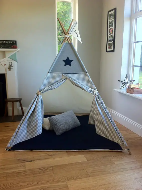 

Baby Toy 1-3 Years Old Early Childhood Children Fun House Wooden Small Tent Children Toy House Princess Folding