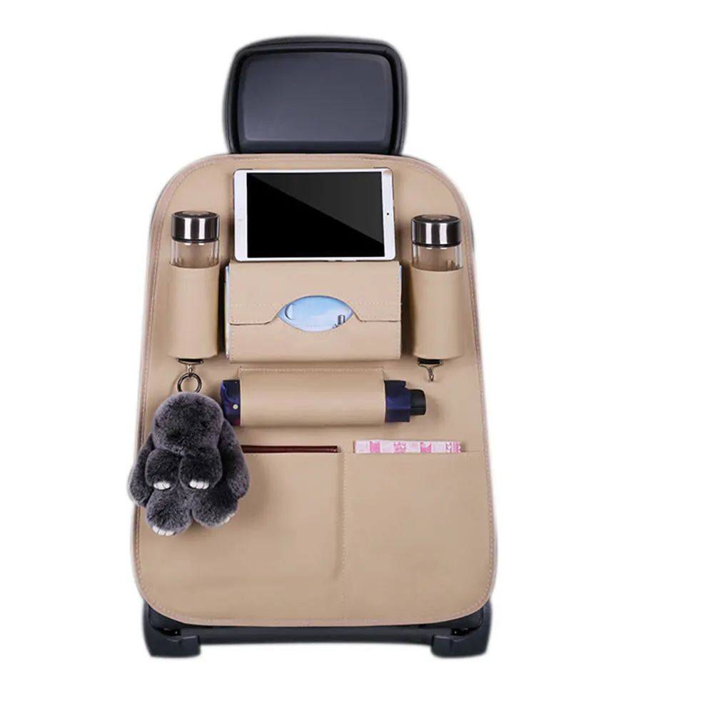 Автоматическая спинка для сиденья Органайзер сиденье автомобильное телефон планшет держатель для питьевой бутылочки карман для хранения сумка