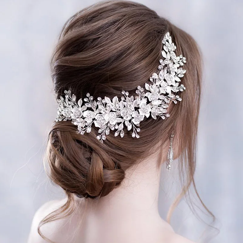 Details about   Rose Flower Hair Combs Bridal Hairpins Clips Flower Wedding Tiara Prom Hairbands