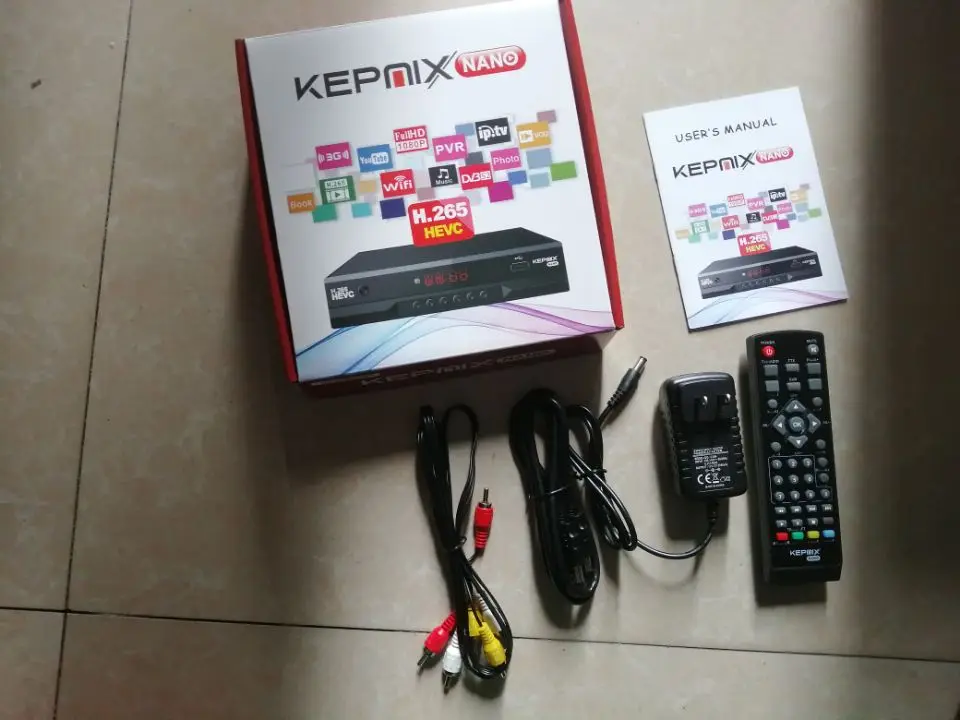 DVB S2 hevc спутниковый ресивер Kepnix nano h.265 2 шт xtream поддержка PowerVu Biss cam Youtube Wifi 3g