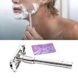 Men Safety Double Edge Blade Shaving Hair Razor Shaver Blades  Old-Style HL877 Razor Shaver Hot sale
