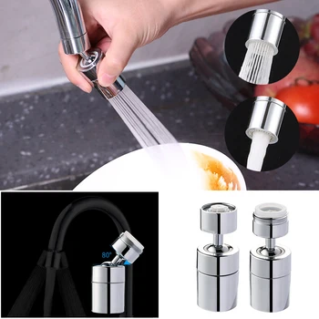 

Bathroom Faucet Bubbler Universal Kitchen Splash Filter Faucet Water Saving Aerator 80° Copper Water Tap Nozzle Splash-proof
