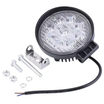 

27W Round Square Thin Work Light Car Headlight Motorcycle 9Led Headlight Car Off-Road Vehicle Car Accessories