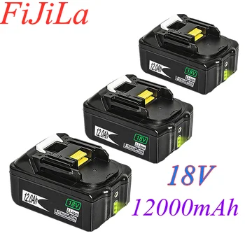 

100% 18V 12000mAh RechargeableFor Makita Power Tools Battery with LED Li-ion Replacement LXT BL1860B BL1860 BL1850 &8.8 &10.8Ah