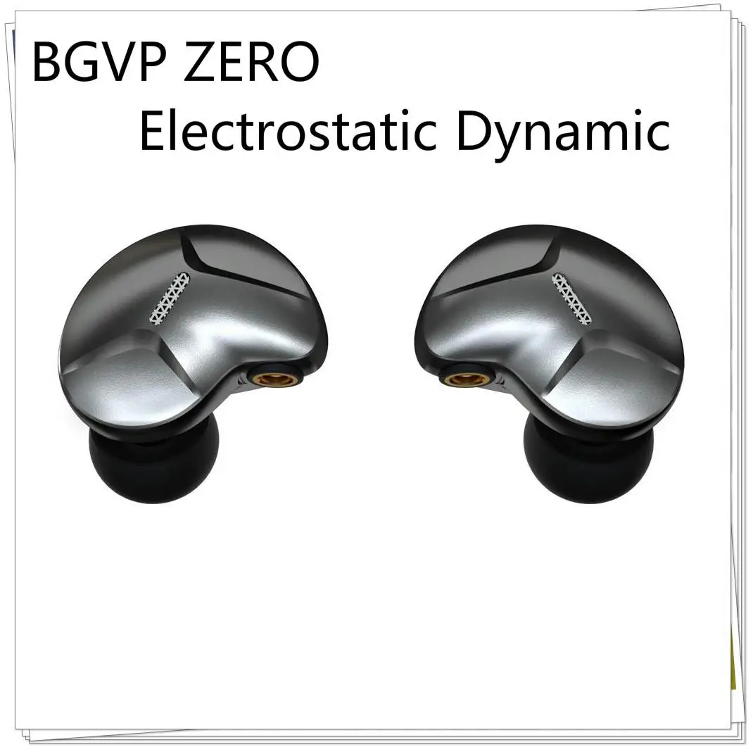 BGVP ZERO Electrostatic Dynamic HIFI Music Monitor DJ Studio Audiophile Musician Bass MP3 Sports Earphones Earbuds DM6 DM7 DMS