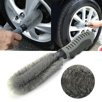 

Car Vehicle Motorcycle Wheel Hub Tire Rim Scrub Brush Washing Dust Cleaner Car Tire Cleaning Brush Cleaning Tools