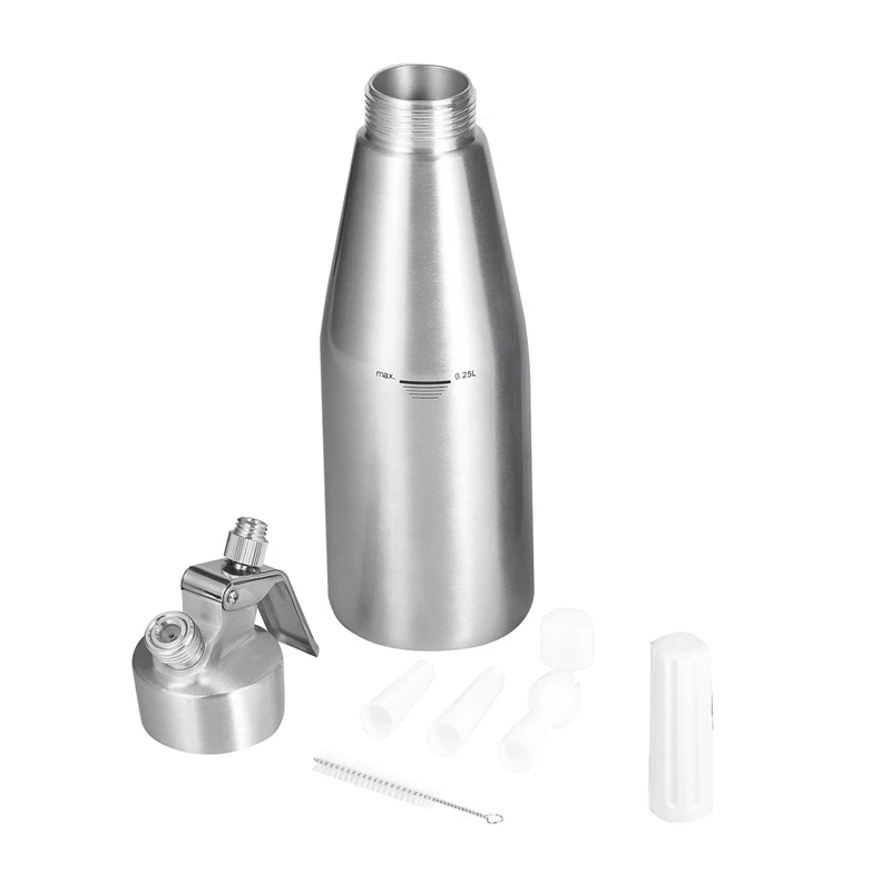 Профессиональный дозатор для взбитых сливок 250 мл кремовый Виппер с крепким алюминиевым корпусом и головкой-половина Пинта Виппер создает 2-3 пинта