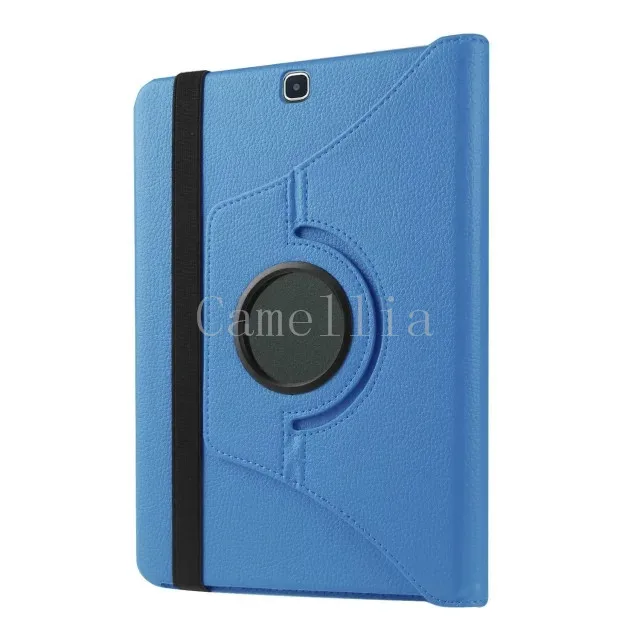 CucKooDo для Samsung Galaxy Tab S2 9,7, 360 вращающийся стенд смарт-чехол для Samsung Galaxy Tab S2 9,7-дюймовый SM-T815 планшет - Цвет: SkyBlue