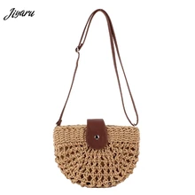 Летние женские сумки на плечо женские сумки-мессенджеры ручной работы повседневные пляжные Соломенные Сумочки Модные богемные сумки для девочек
