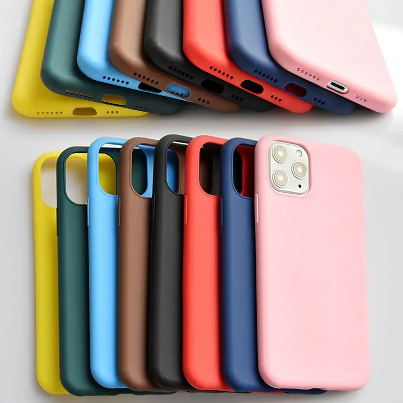 Чехол для iPhone XR Apple 11 Pro X XS 6 6s 7 8 Plus SE 2020 Max оригинальный ТПУ силиконовый чехол